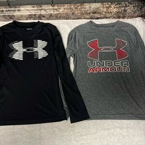 Lot of YS boys Under Armour shirts